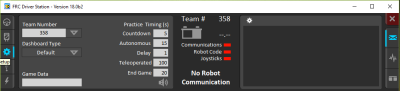 FRC 2018 Driver Station Game Data